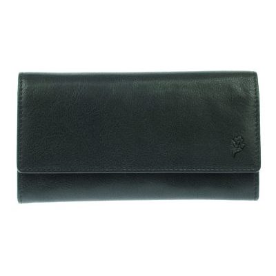 Golunski Branded Ladies Leather Wallet Purse 18.5 x 10cm - Red - Boros Bags